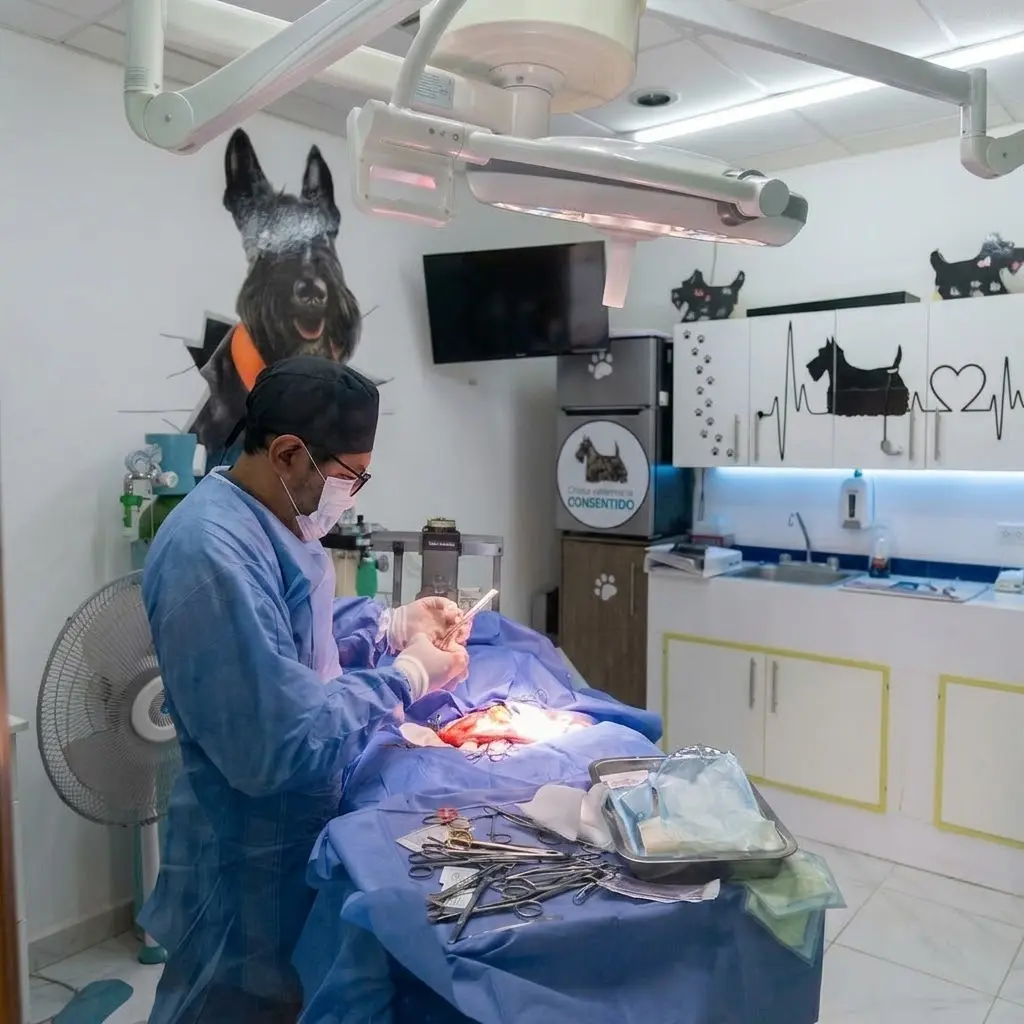Cirugía veterinaria segura asistida por especialistas