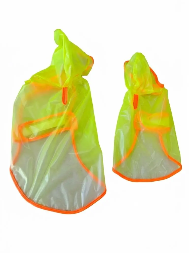 Impermeable protector contra lluvia y frío para mascotas