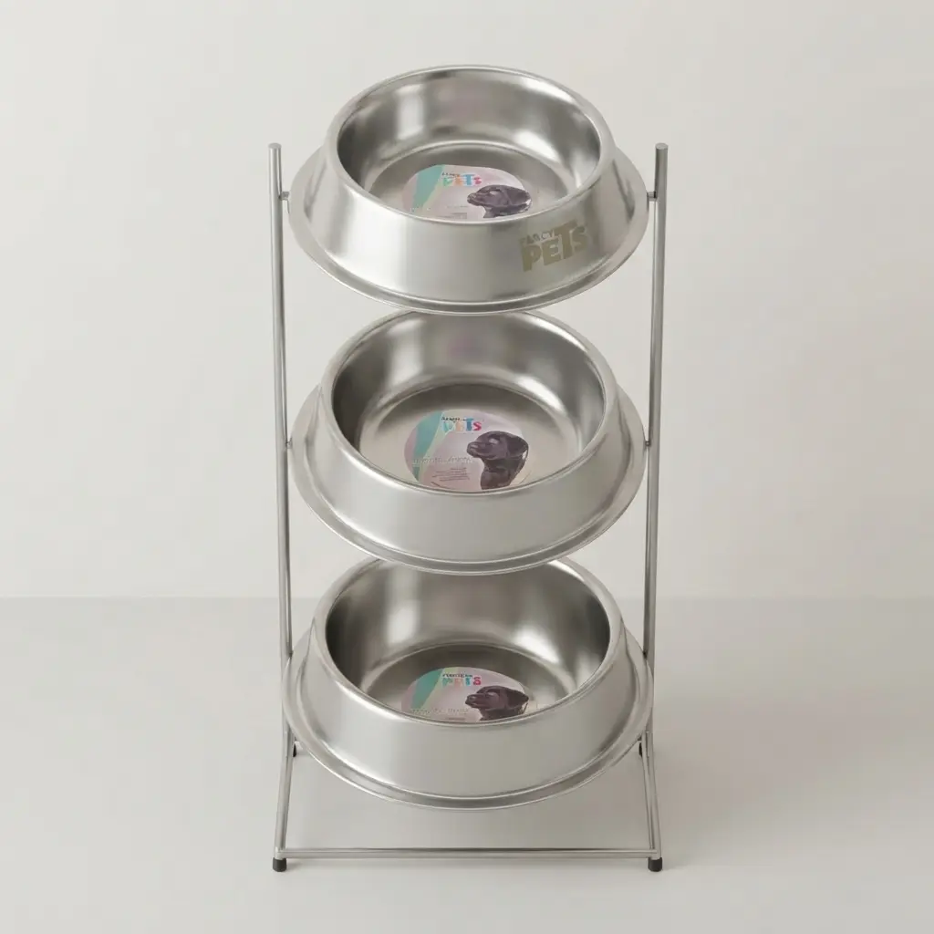 Platos cerámicos ergonómicos para perros - alimentación saludable